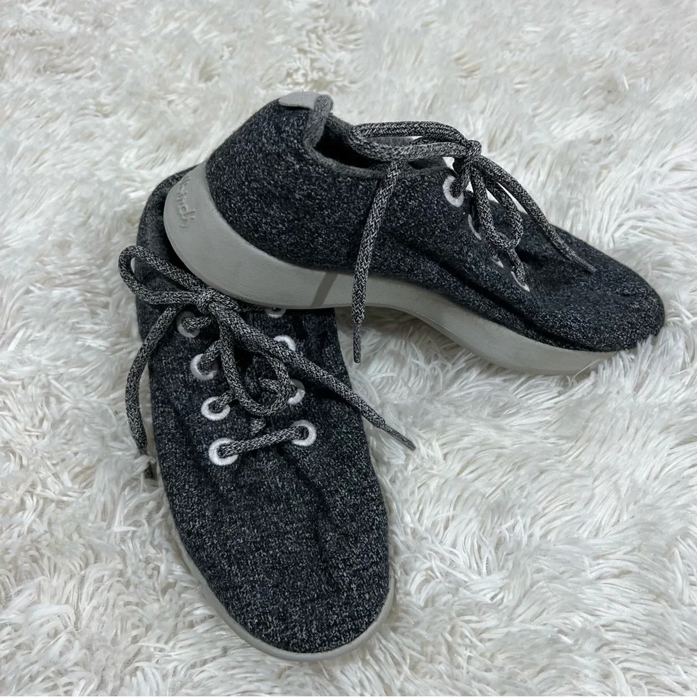 Allbirds Women's Wool Runners Tuke Jo Dark Gray Size 7